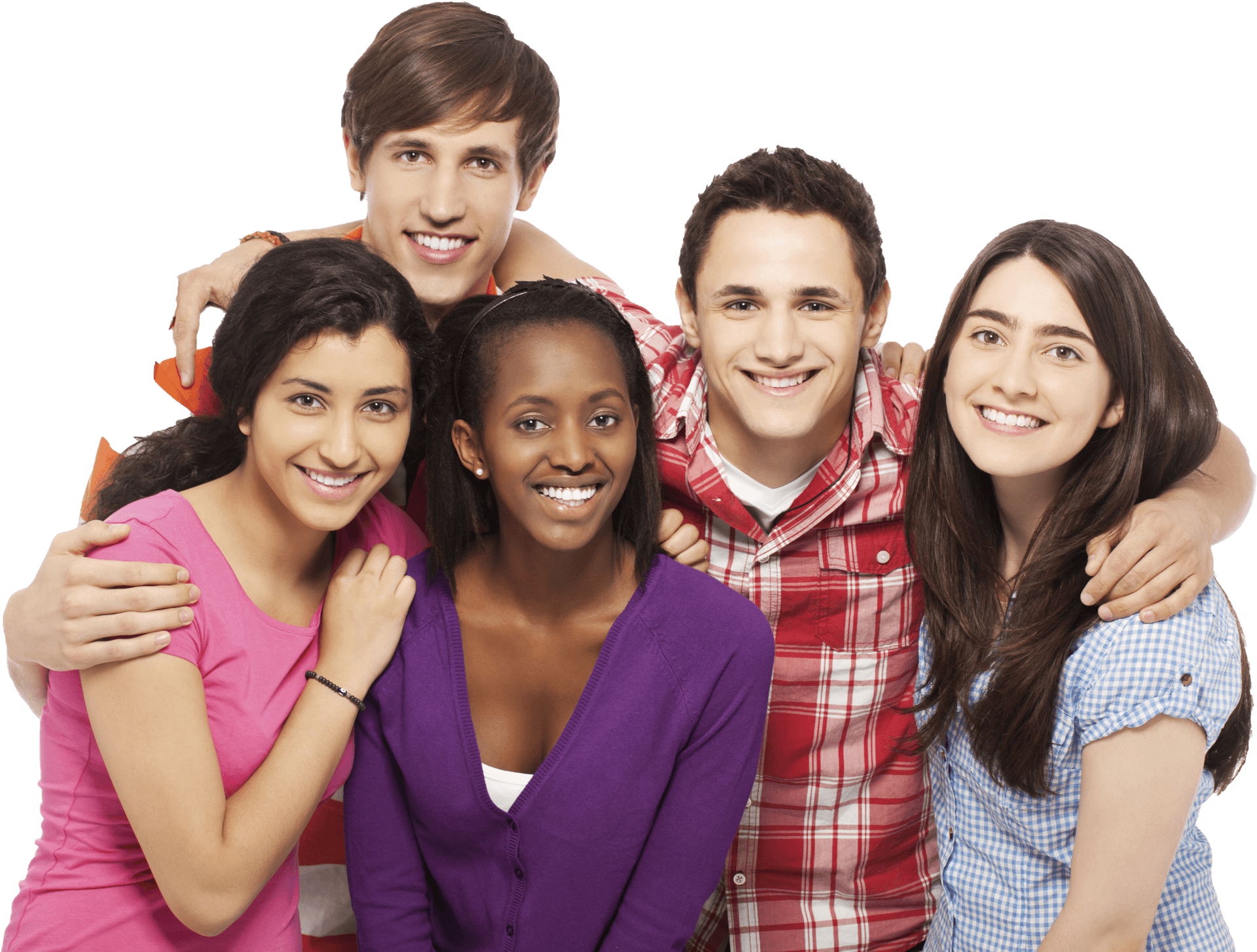 Diverse_ Group_of_ Friends_ Smiling PNG Image