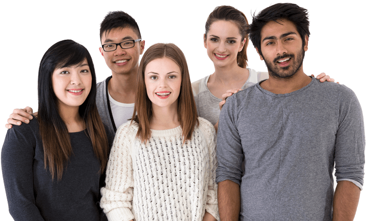 Diverse_ Group_of_ Friends_ Smiling.png PNG Image