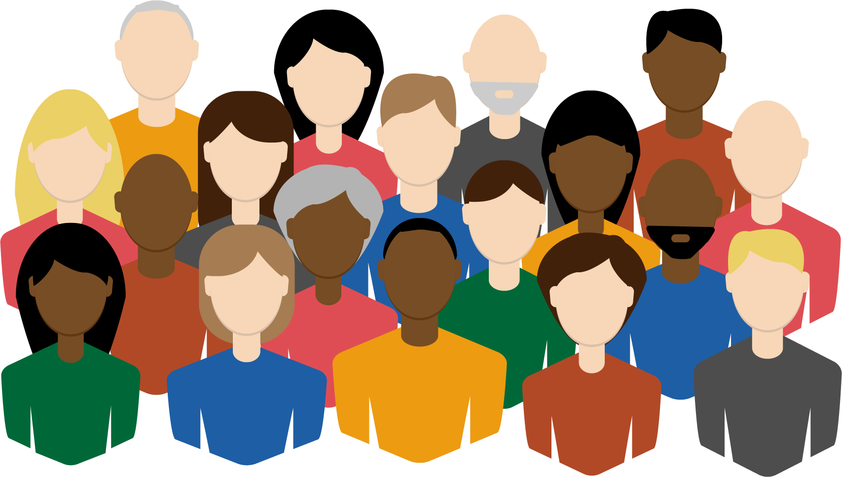 Diverse_ Group_of_ People_ Illustration PNG Image