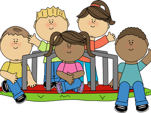 Diverse Groupof Cartoon Children PNG Image