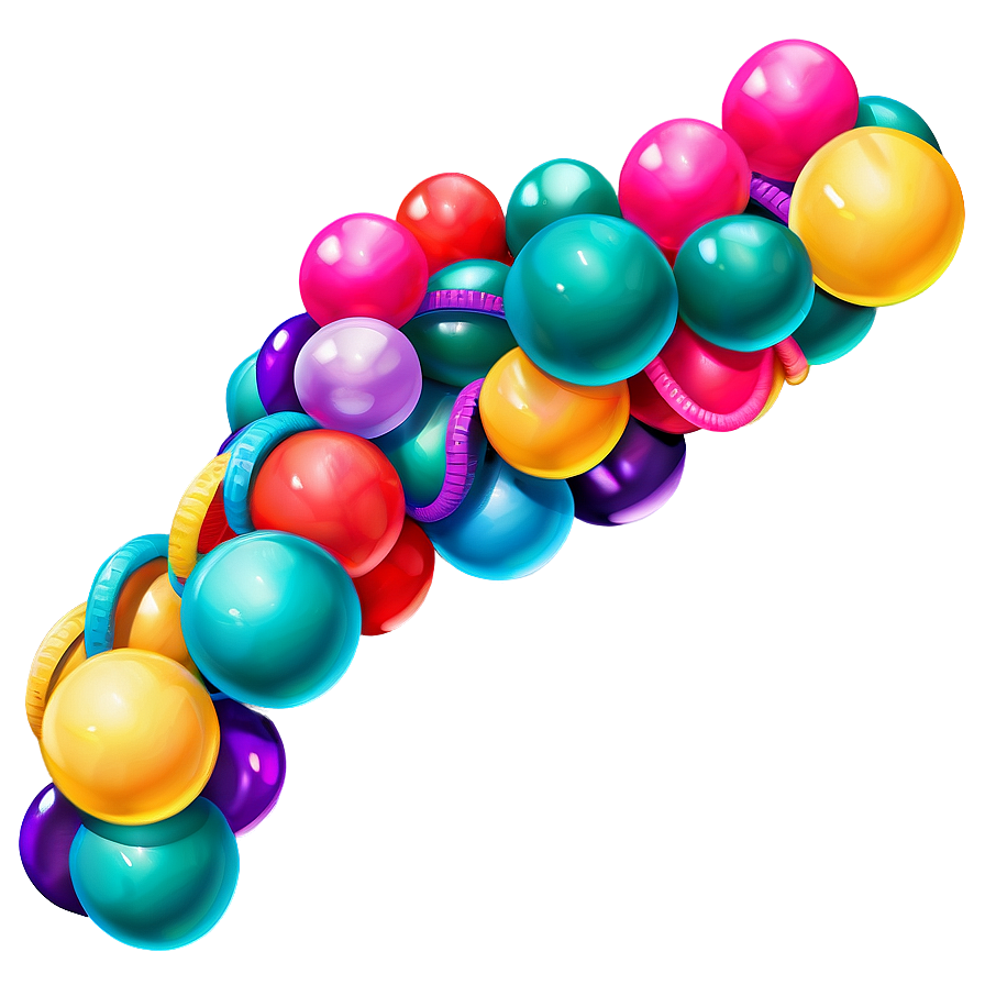 Diy Balloon Garland Tutorial Png 06282024 PNG Image