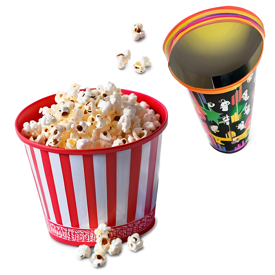 Diy Craft Popcorn Bucket Idea Png Ugb PNG Image