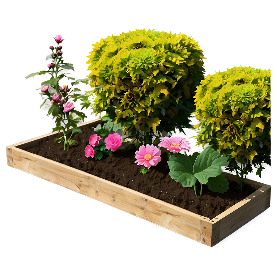 Diy Flower Bed Png Dnm PNG Image