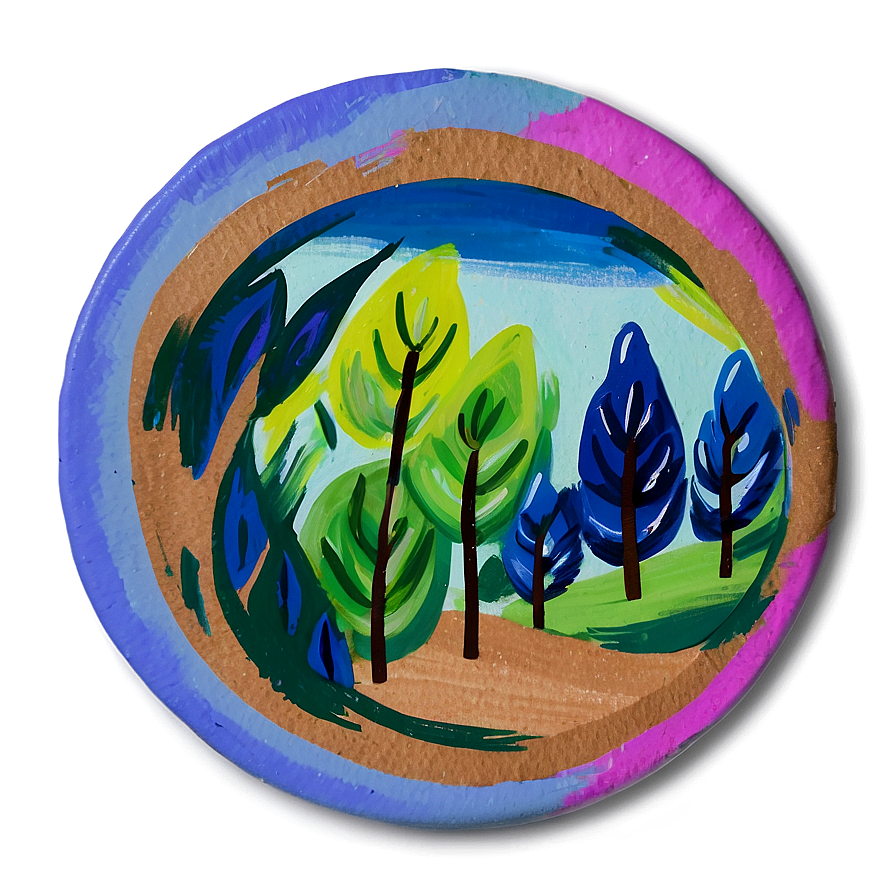 Diy Painted Coaster Png 74 PNG Image