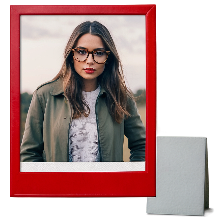 Diy Polaroid Photo Frame Template Png Ccy95 PNG Image