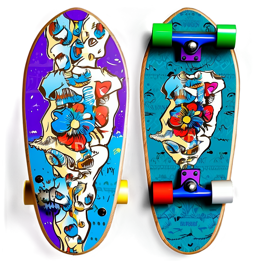 Diy Skateboard Deck Template Png 69 PNG Image