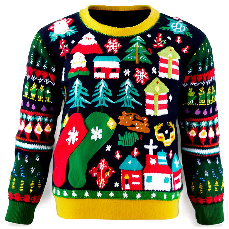 Diy Ugly Christmas Sweater Ideas Png Qcn6 PNG Image