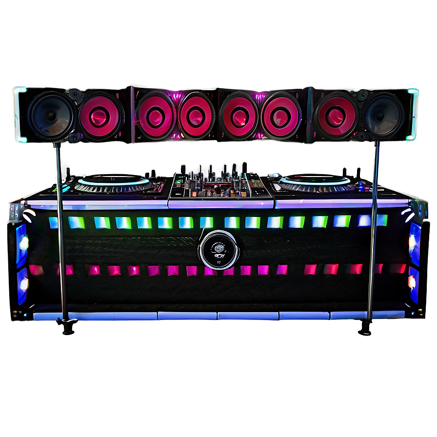 Dj Booth Front View Png Ctr86 PNG Image