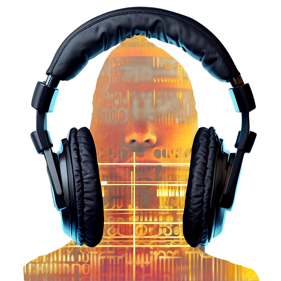 Dj Headphones With Swivel Ear Cups Png Bax PNG Image