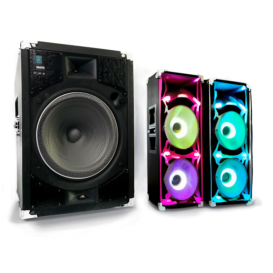 Dj Speakers With Lights Png 65 PNG Image