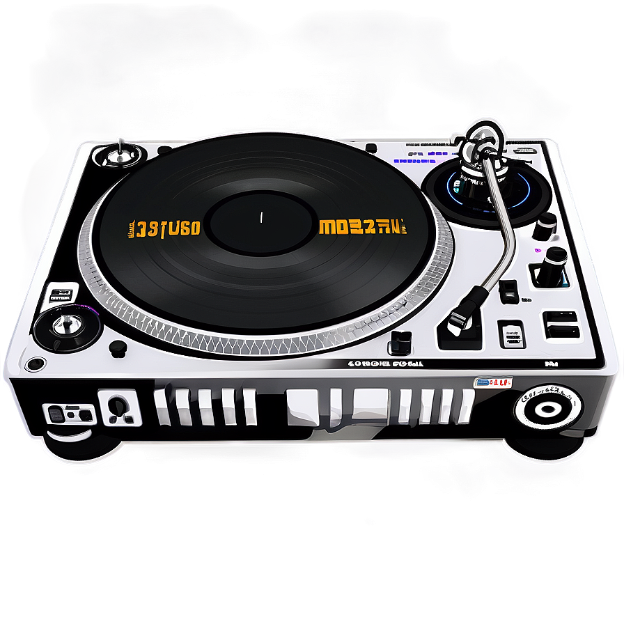 Dj Turntable Setup Png Mai PNG Image