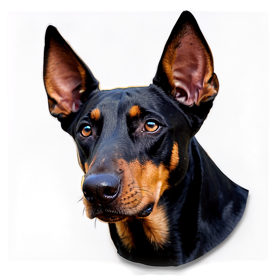 Doberman Dog Head Png Vwn66 PNG Image