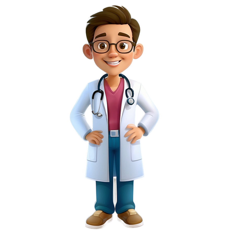 Doctor Cartoon For Kids Png Lnn PNG Image