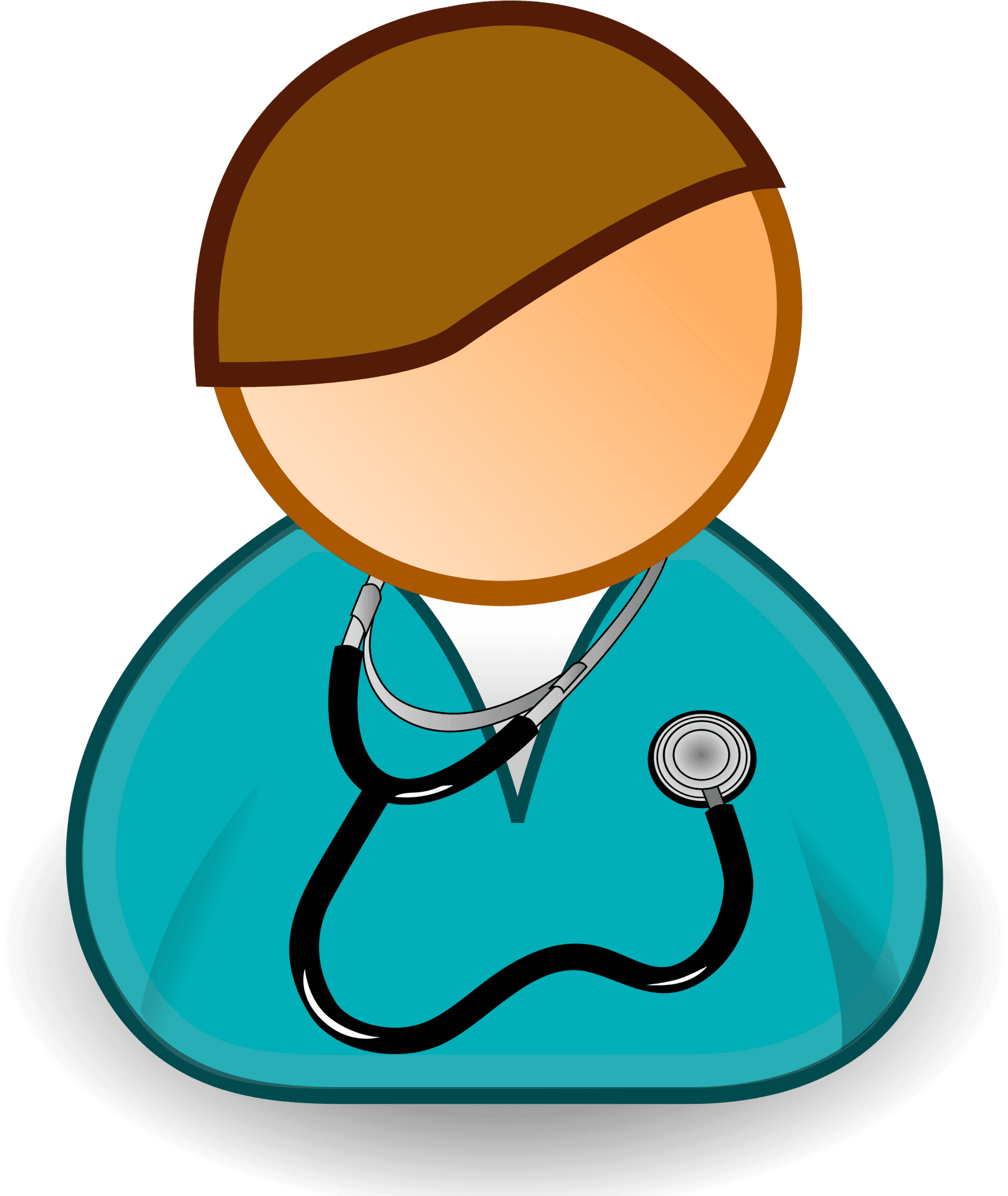 Doctor Clipartwith Stethoscope PNG Image