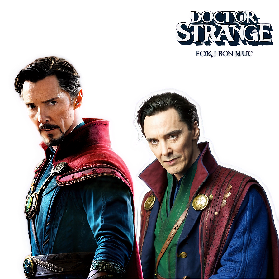 Doctor Strange And Loki Png 05212024 PNG Image