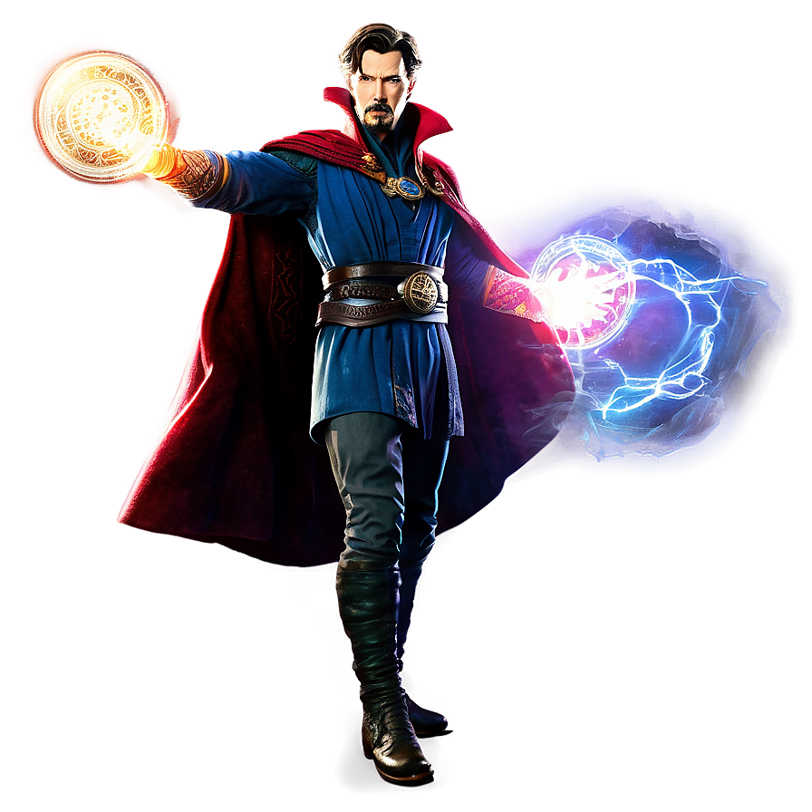 Doctor Strange In Battle Stance Png Clv PNG Image