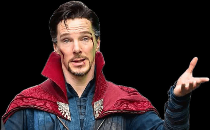 Doctor Strange Magical Gesture PNG Image