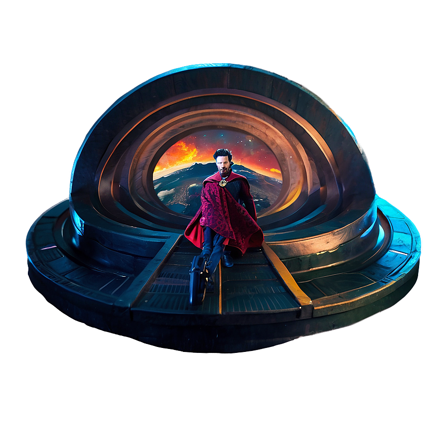 Doctor Strange Using Time Loop Png Ixb PNG Image