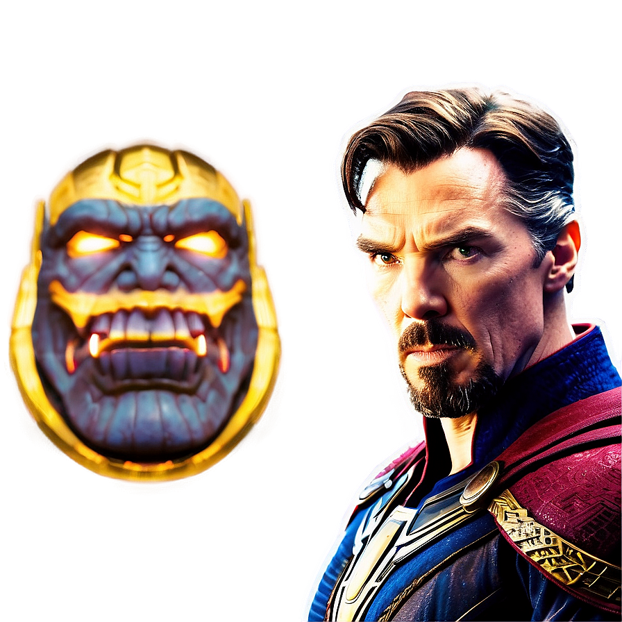 Doctor Strange Vs Thanos Png Ikh2 PNG Image