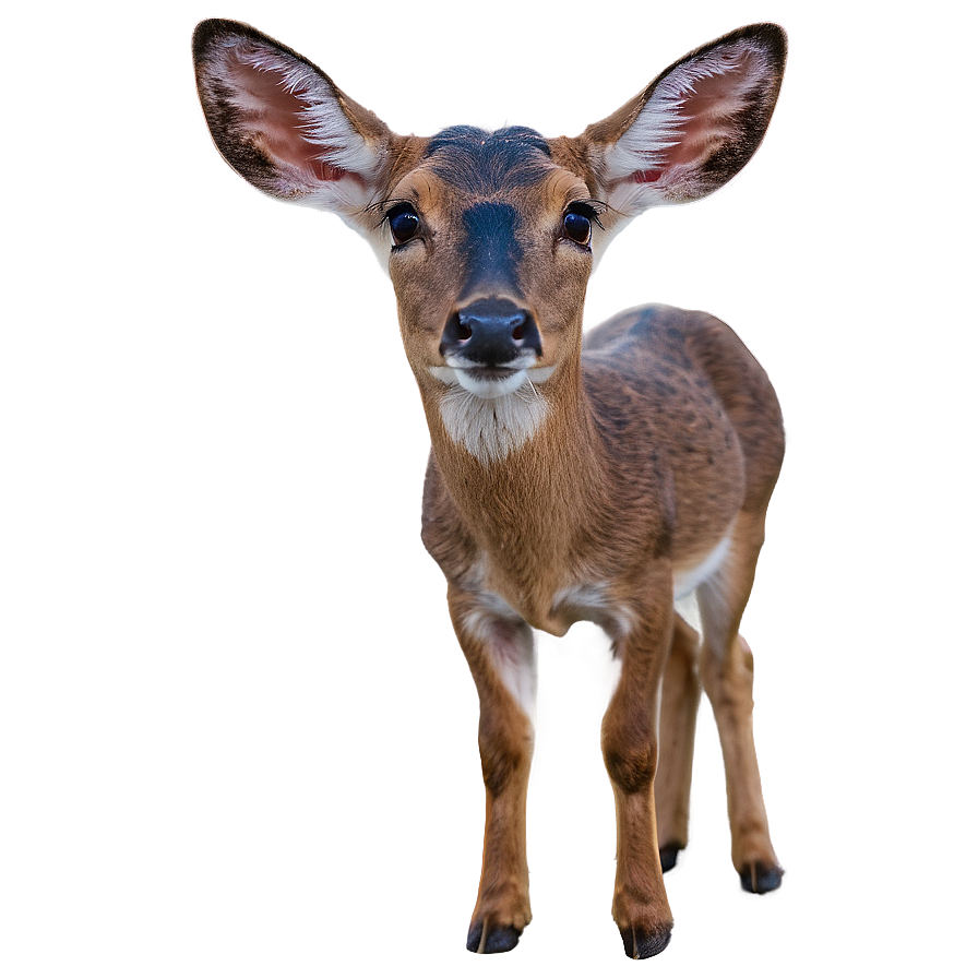 Doe Among Wildflowers Png Tew PNG Image