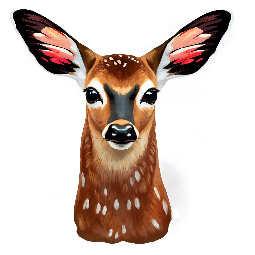 Doe And Butterfly Png 06292024 PNG Image