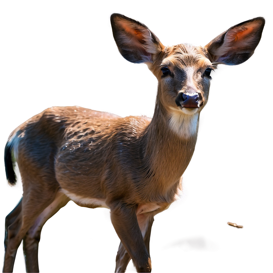 Doe Enjoying Sunshine Png Tod PNG Image