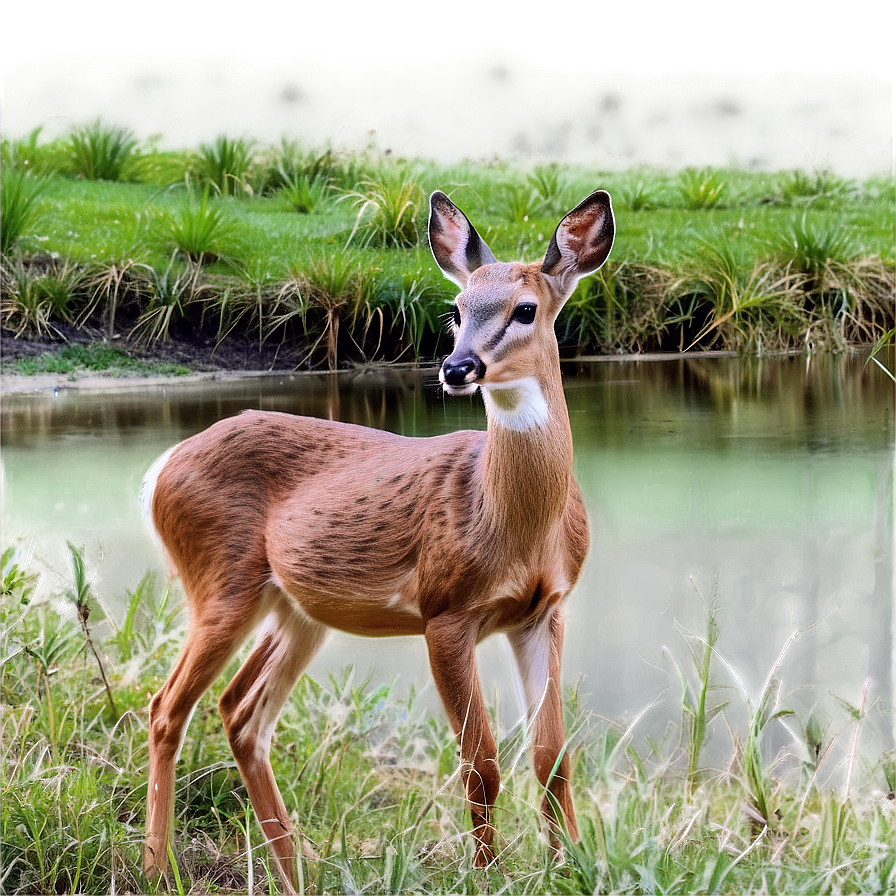 Doe In Natural Habitat Png Wnv77 PNG Image