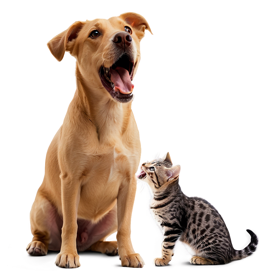 Dog Barking At Cat Png 56 PNG Image