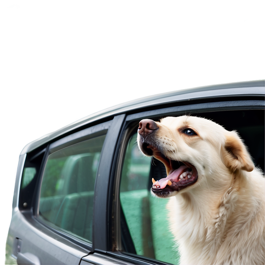 Dog Barking In Car Png Fgf5 PNG Image