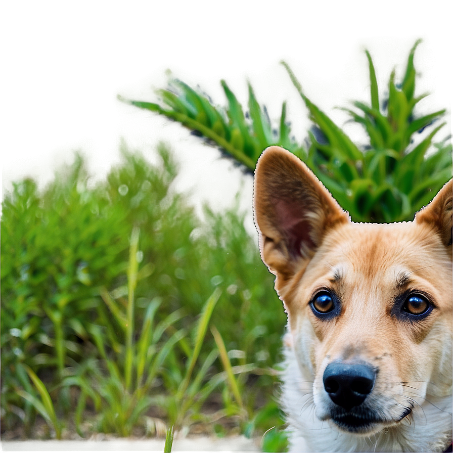 Dog Face In Wild Nature Png Wwy PNG Image