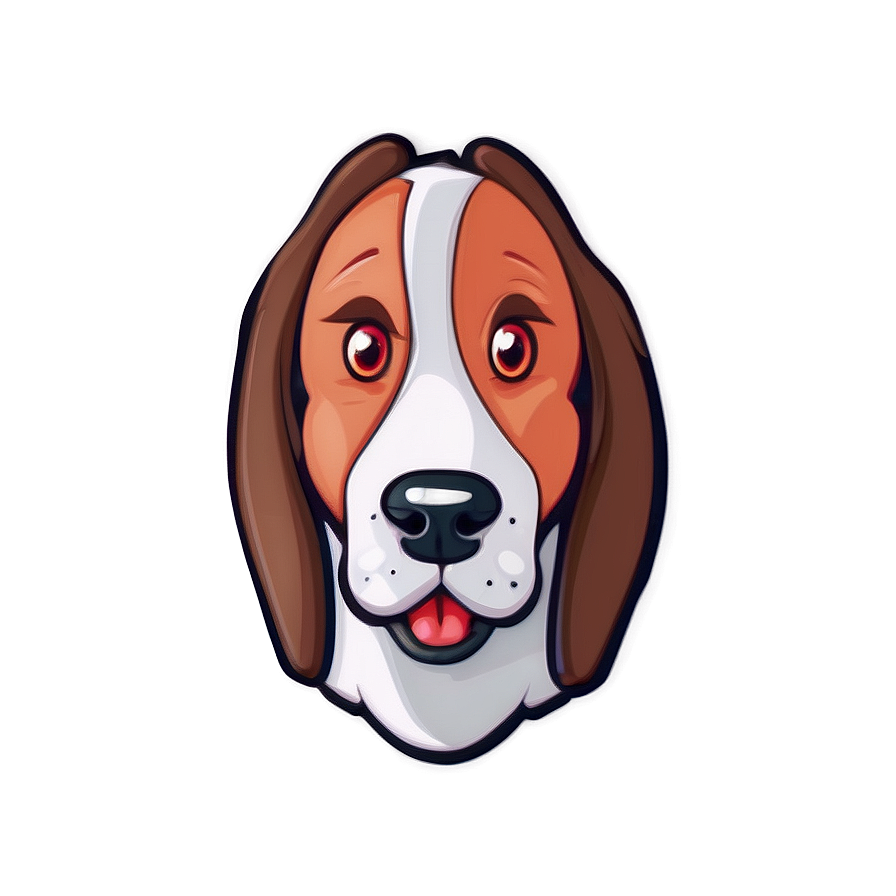 Dog Head Cartoon Style Png Cul PNG Image