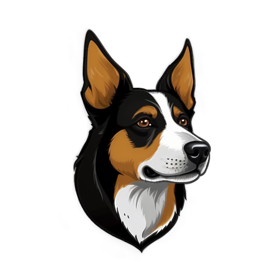 Dog Head Illustration Png 23 PNG Image