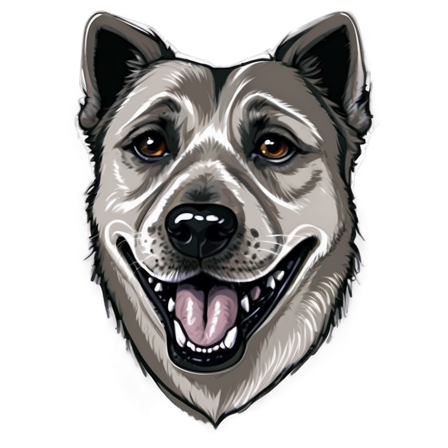 Dog Head Sketch Png Uww96 PNG Image