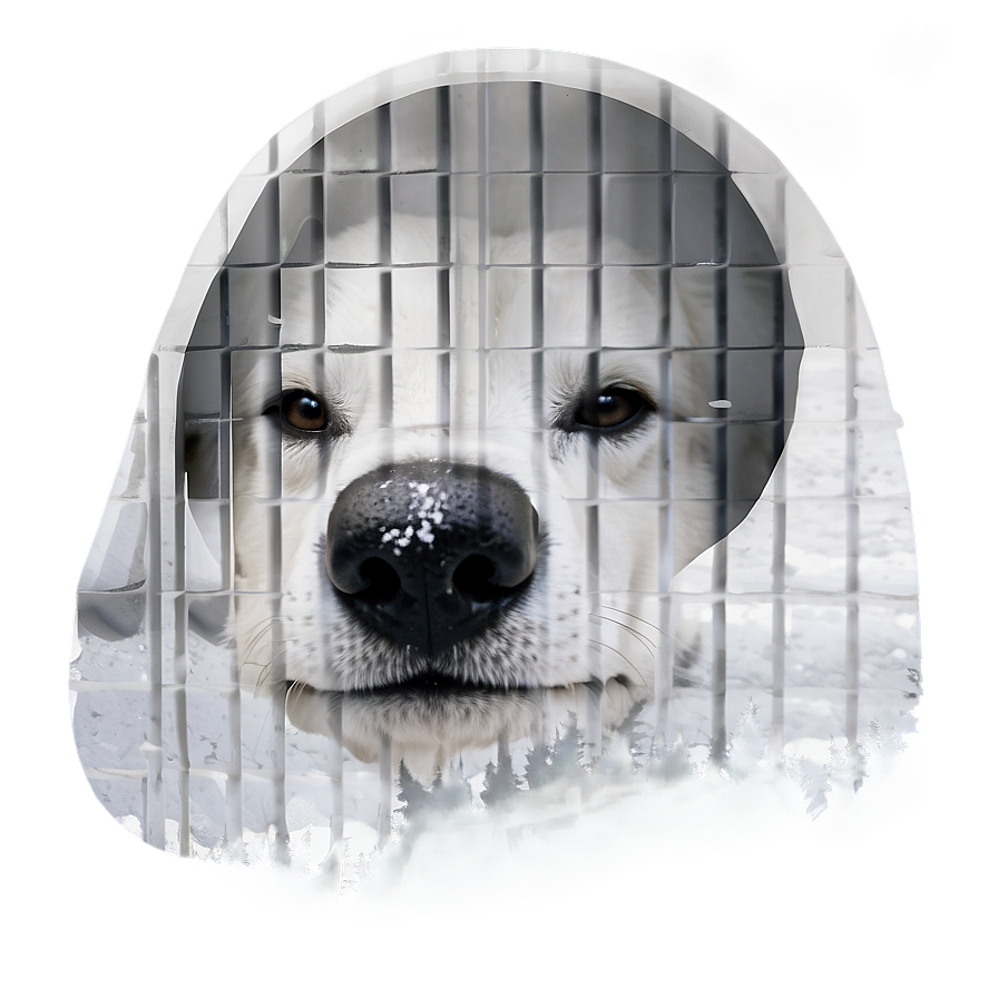 Dog Nose In Snow Png Qti PNG Image