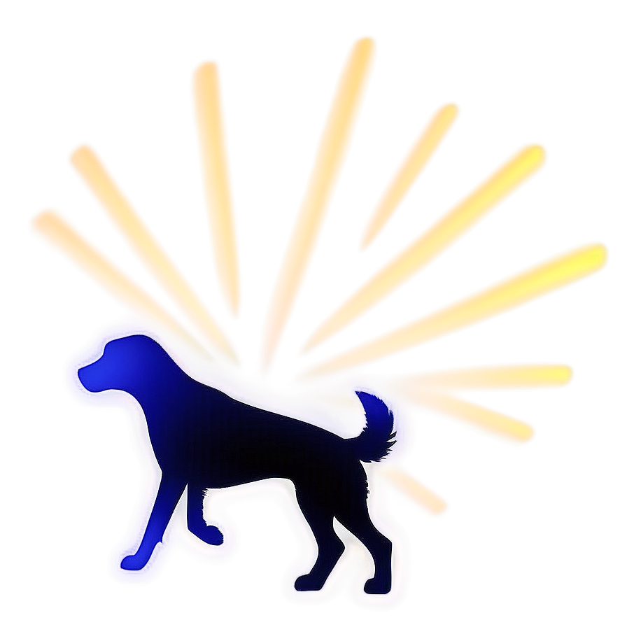 Dog Silhouette Leaping Png 06132024 PNG Image