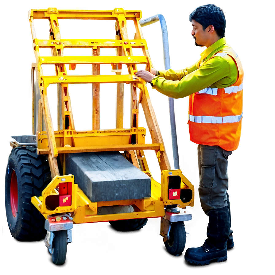 Dolly Loading Equipment Png Qpb63 PNG Image