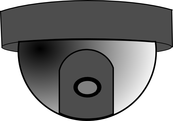 Dome Security Camera Illustration PNG Image