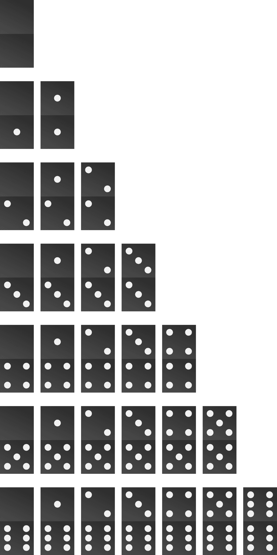 Dominoes Cascade Setup PNG Image