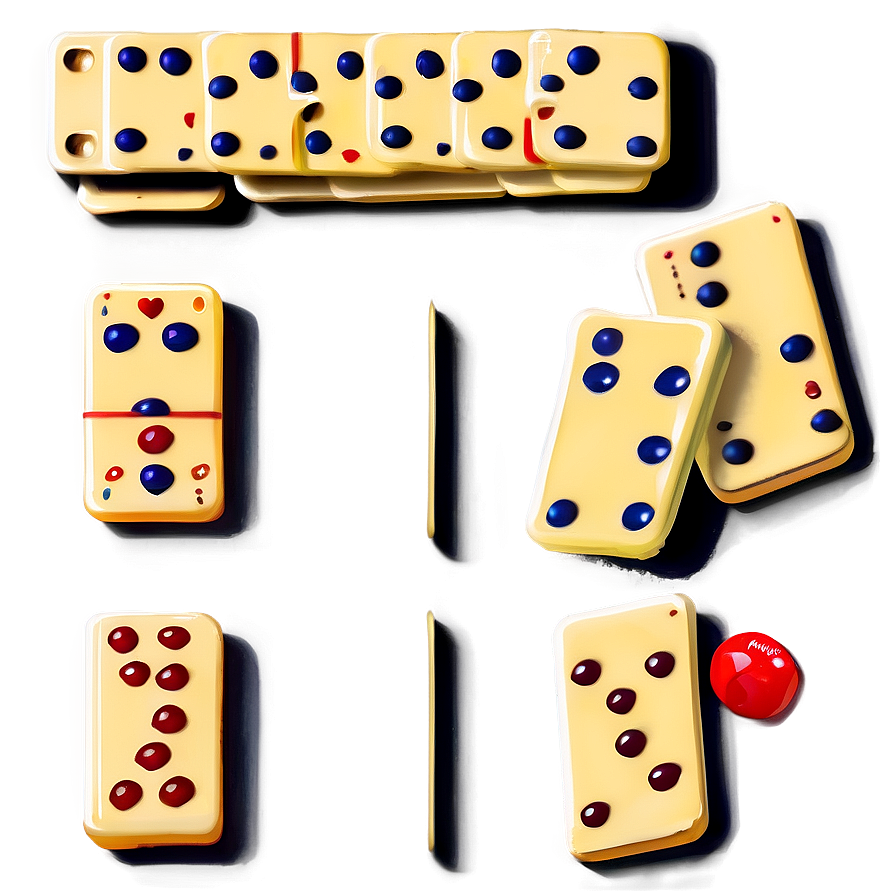 Dominoes In Action Png 06122024 PNG Image