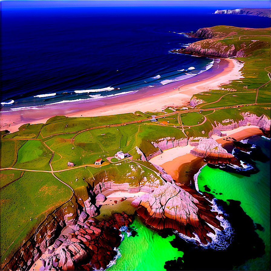 Donegal Rocky Coastline Png Yit73 PNG Image