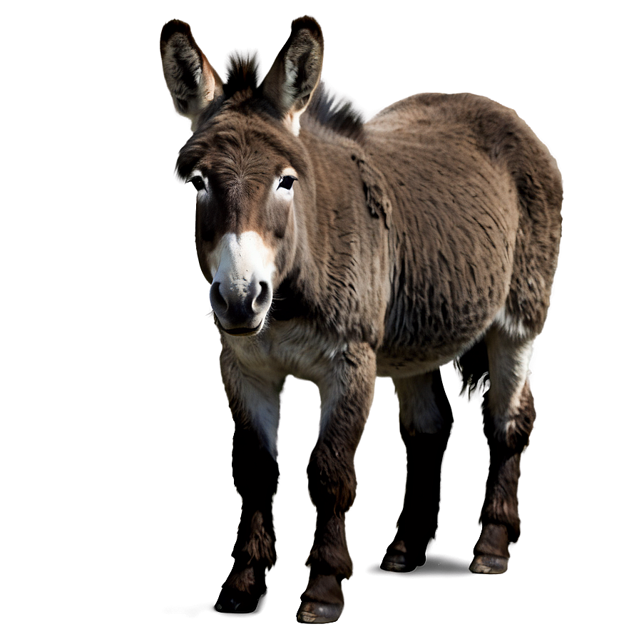 Donkey In Field Png 05232024 PNG Image