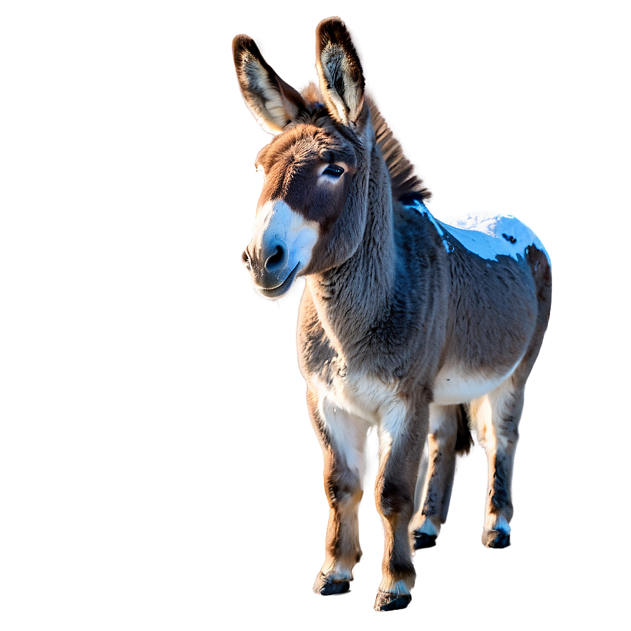 Donkey In Snow Png 72 PNG Image