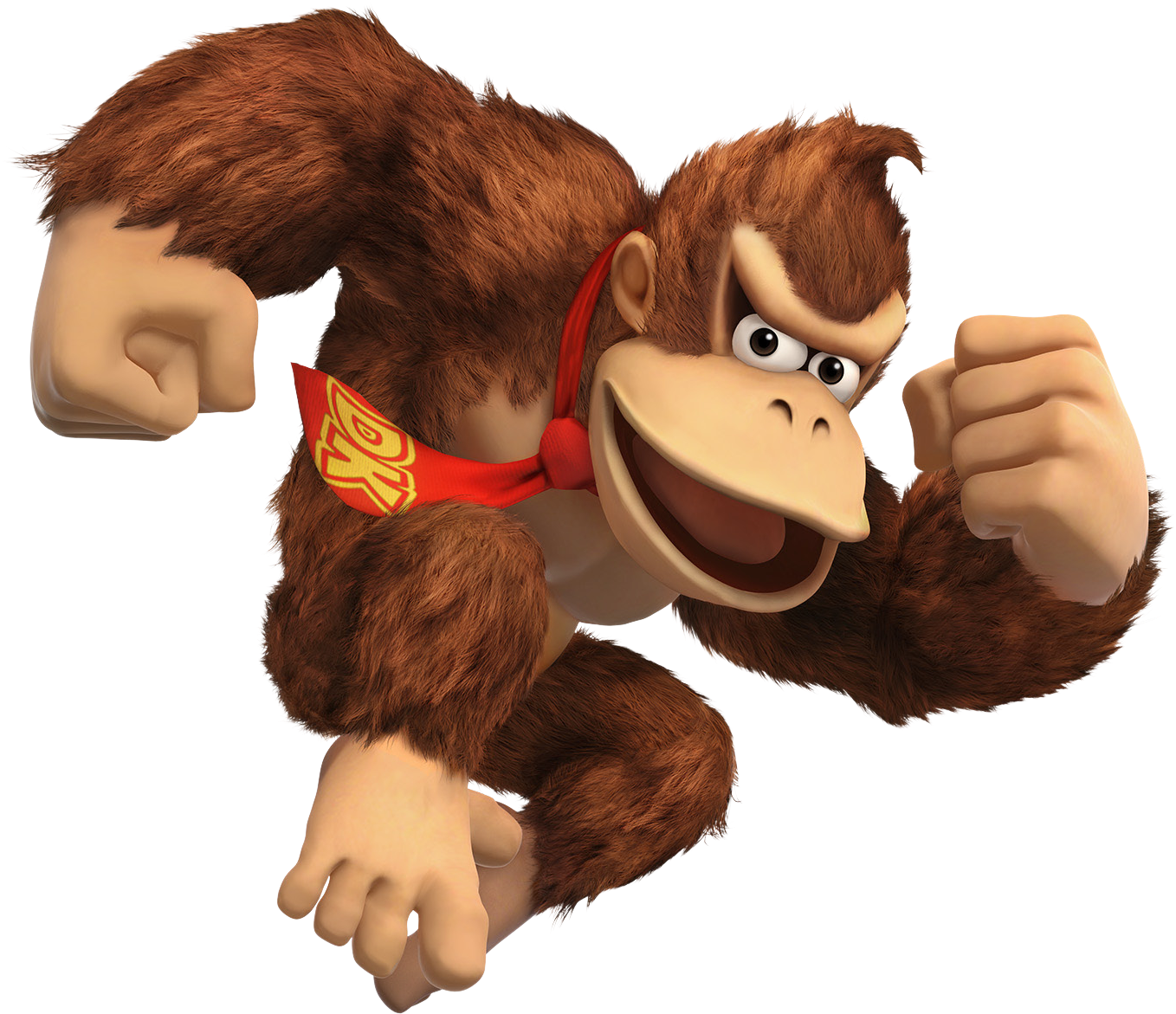 Donkey Kong Animated Character Pose PNG Image