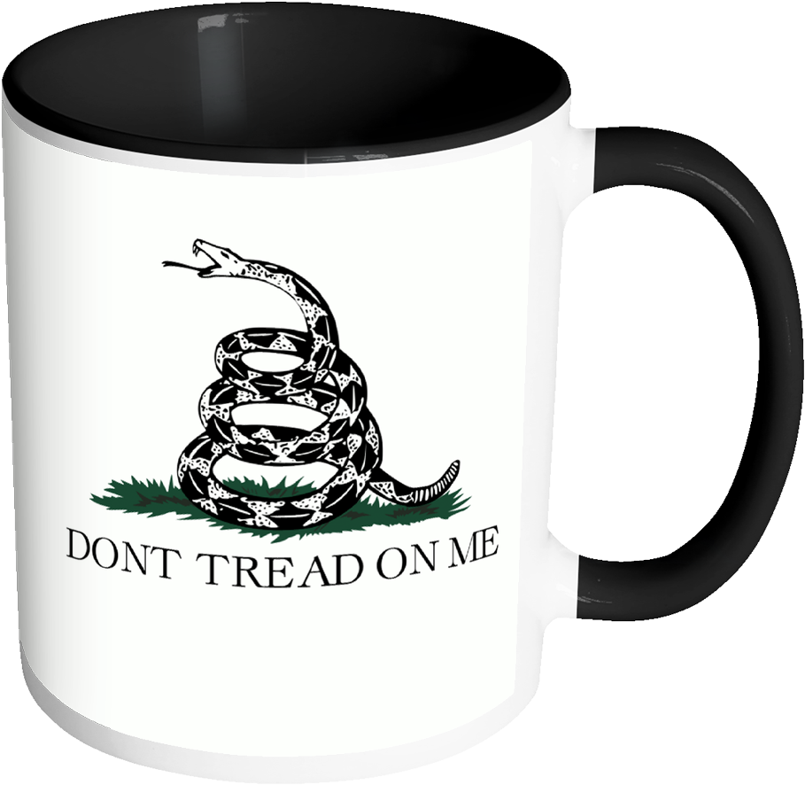 Dont Tread On Me Snake Mug PNG Image