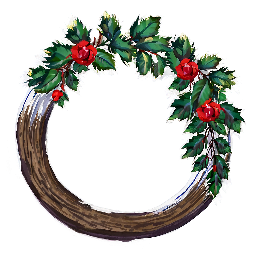 Door Hanging Wreath Png 57 PNG Image