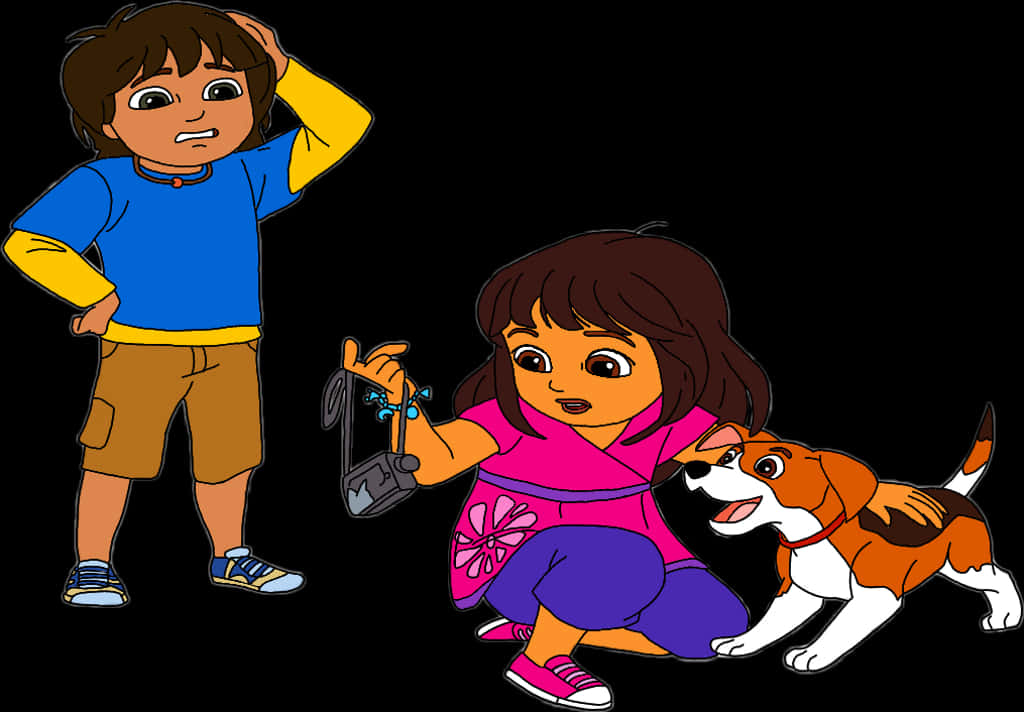 Dora_and_ Friends_ Adventure PNG Image