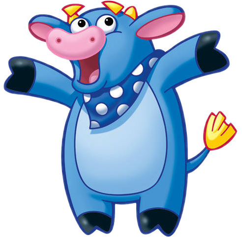 Dora Explorer Benny The Bull Cheerful PNG Image