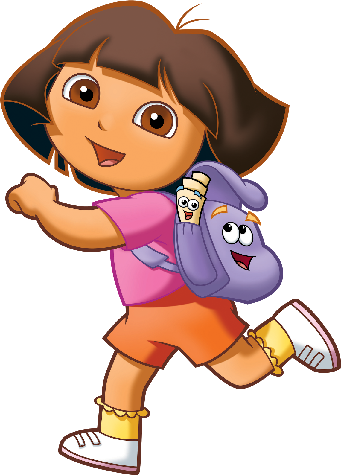 Dora The Explorer Animated Character PNG Image