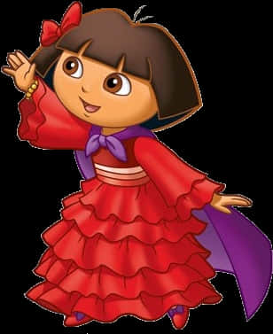 Dorain Red Dress.png PNG Image