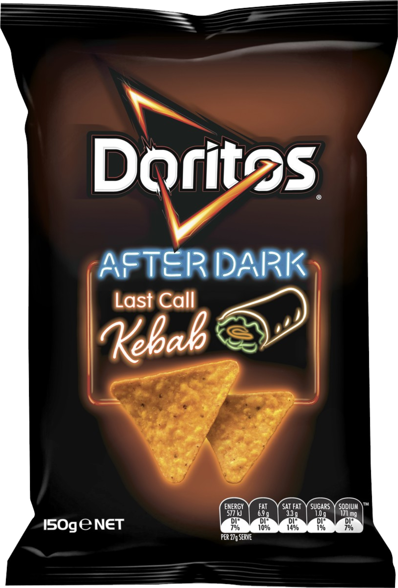 Doritos After Dark Last Call Kebab Flavor PNG Image